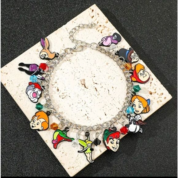 Peter Pan & Tinker Bell Charm Bracelet - Picture 1 of 3